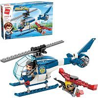 Конструктор Qman серия MineCity Полицейские истории: преследование в воздухе 106 деталей