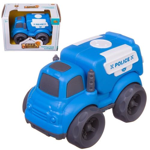 машинка abtoys спецтехника полиция, фрикционная, 10х7х8см Машинка ABtoys Спецтехника Полиция, фрикционная, 10х7х8см