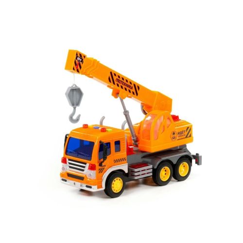 полесье автомобиль кран сити оранжевый ПОЛЕСЬЕ Автомобиль кран Сити оранжевый
