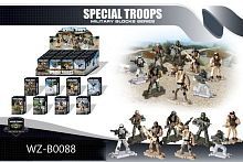 Конструктор "Специальные войска" Фигурки солдатиков , в ассортименте, 16 шт. в дисплее